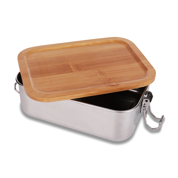 R08208.01.IIQ - Stalowy lunch box Somerton 800 ml, srebrny - druga jakość