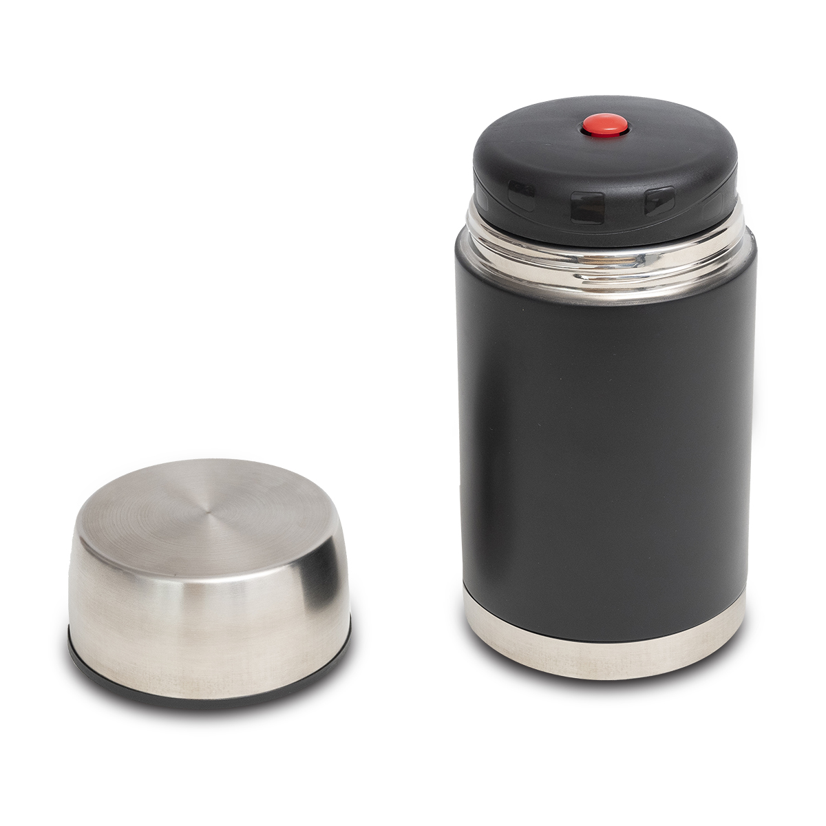 R08245.02 - Pojemnik próżniowy 1000 ml Bigger, czarny 