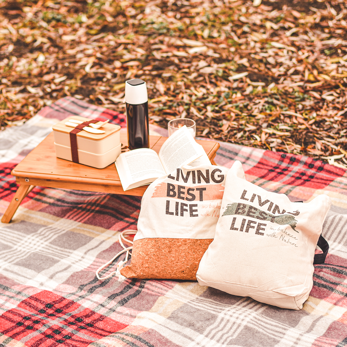 R08439.13 - Machico lunch box podwójny, beżowy 