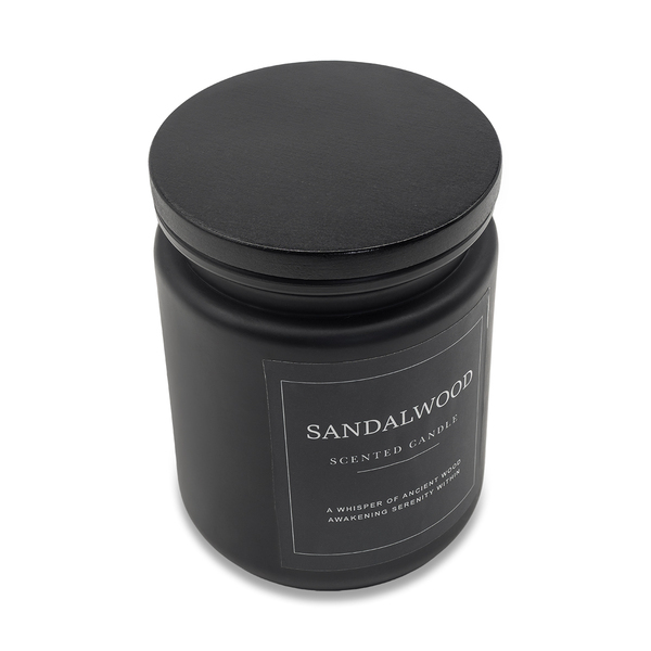 R17383.02 - Świeca zapachowa Sandalwood, czarny 