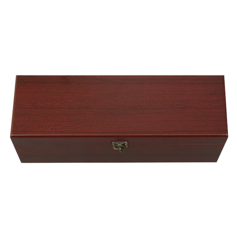 R22521 - Skrzynka na wino z akcesoriami Angers, brązowy 