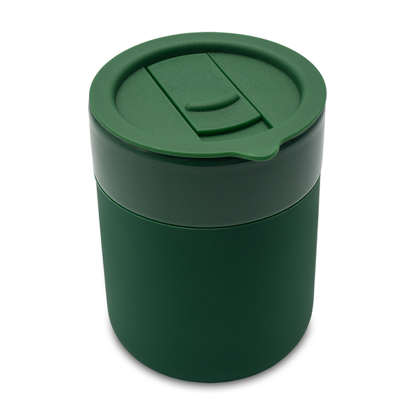 R85322.51 - Kubek ceramiczny Caldo 370 ml, ciemny zielony 