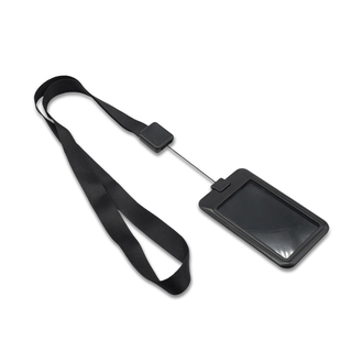 R17853 - Smycz do identyfikatora Gant, czarny 