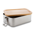 R08208.01.IIQ - Stalowy lunch box Somerton 800 ml, srebrny - druga jakość