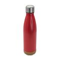 R08445.08 - Butelka termiczna z korkowym spodem Jowi 500 ml, czerwony